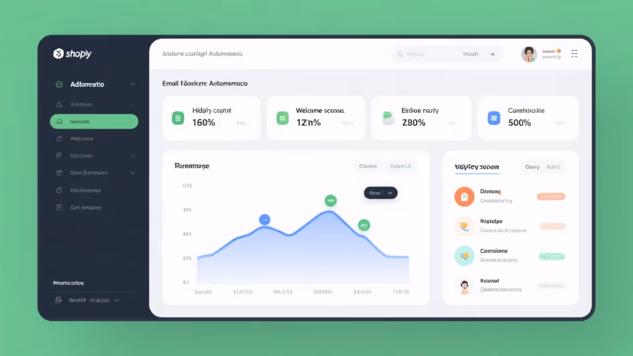 Email marketing automation for Shopify with abandoned cart recovery sequences