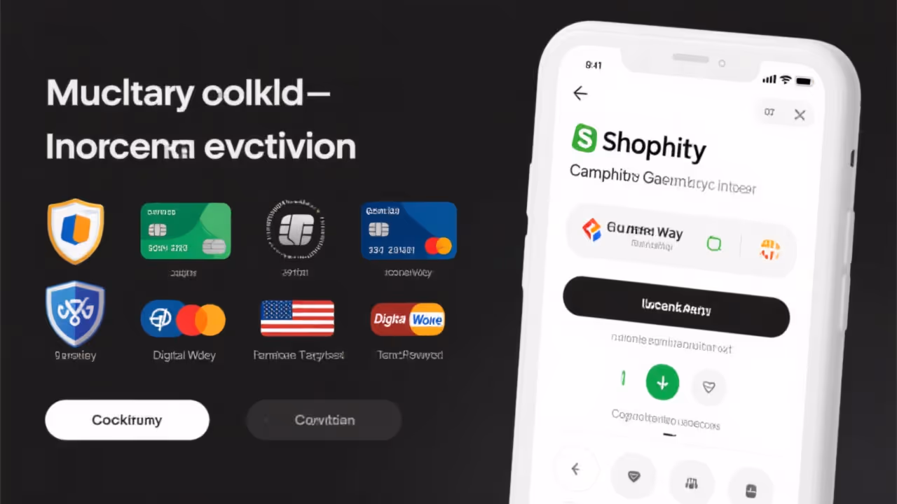 Shopify payment gateway integration with multiple payment options and security