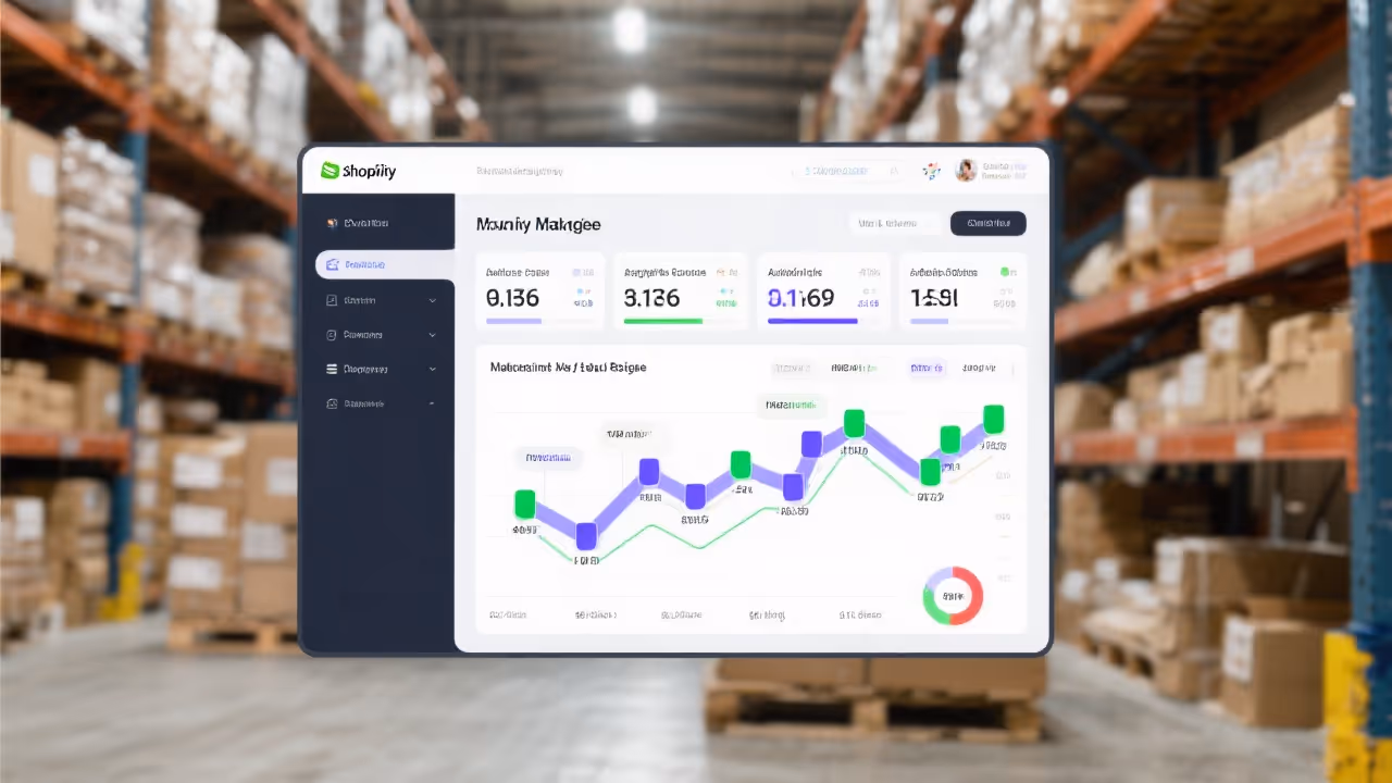 Shopify inventory management system with stock levels and automated reordering